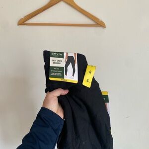 Orvis Black Cozy Lined Leggings